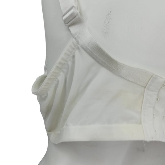 Cacique Smooth Lightly Lined Full Coverage Underwire Bra Size 44D White - Picture 8 of 12